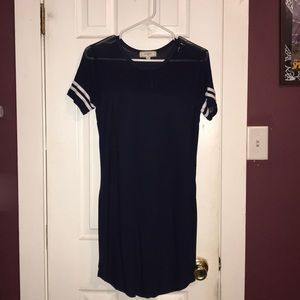 Navy blue athletic dress